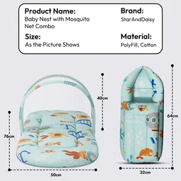 staranddaisy Cotton Baby Bed Sized Bedding Set image 5