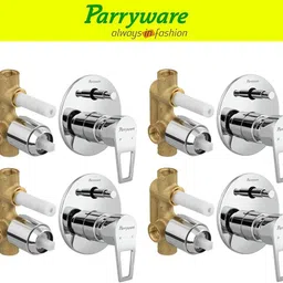 parryware Espirion concealed Diverter Body with Concealed Upper Part set of 4 pic 263 Faucet Set-picture-15