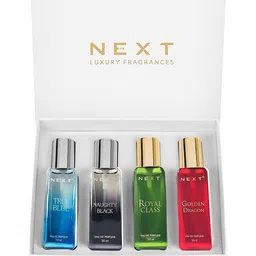 NEXT CARE 4-Pcs Naughty Black,Golden Dragon,Royal Class, True Blue EDP - 20 ml Each-image-37