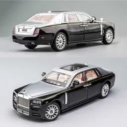 happy chappie Die-Cast Metal Toy Car (1:24 Scale) Pull-Back Action, and Openable Doors image 3