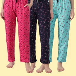fit n fame Pack of 3 Women Pyjama image 1