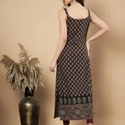 vbuyz Women Printed Pure Cotton Straight Kurta image 2