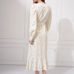 tokyo talkies Women Fit and Flare Multicolor Midi/Calf Length Dress image 2