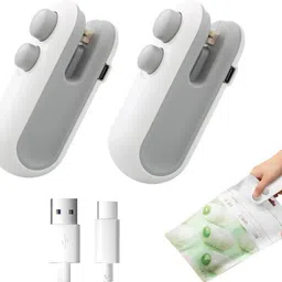 shine tex New Hevy Portable Handheld Sealing, Snacks, Chips, Fresh Storage Hand Held Heat Sealer image 1