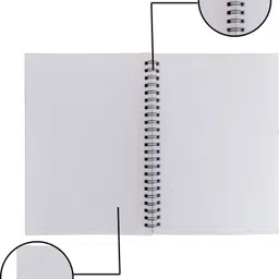 uniqpal Set of 3 A4 Notebook UNRULED 200 Pages image 5