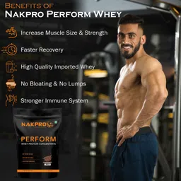 nakpro PERFORM Whey Protein Supplement Powder Whey Protein image 5