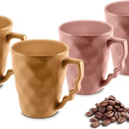 urban chef PRISM Ceramic Handcrafted Shine Matte- Microwave Safe Coffee / Milk with Handle Ideal Best For Self Use Or Gift for Friends, Anniversary, Birthday Ceramic Coffee Mug image 1