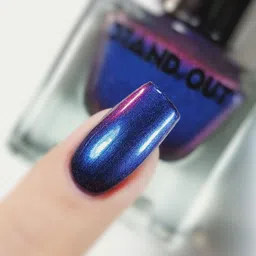 stand out Multi Chrome Colour Changing Shimmer Iridescent Nail Polish Polished and pleased image 4