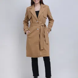 blue ronin imported tweed Solid Coat For Women image 1