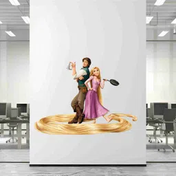 skyolla 59 cm Rapunzel Wall Sticker – Self Adhesive Vinyl Décor for Kids’ Room, Nursery Room Self Adhesive Sticker image 3