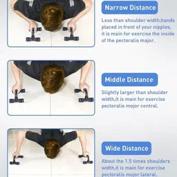 fitz Non-Slip Pushup Bars for Men & Women – Strength & Fitness Training Ab Exerciser image 5