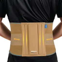 vissco Sacro Lumbar Belt|Support to Lower Back|Corrects Posture & Relieves Back Pain-L Back / Lumbar Support image 1