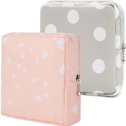 pinkmpire Women Orange, Silver Cosmetic Bag-picture-44