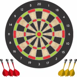 chanak Magnetic Dartboard with 4 Soft Darts, Suitable for Kids Soft Tip Dart-picture-11