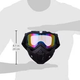 miwings Transparent-GOGGLE-MASK Motorcycle Face Cover GOGGLE-FULL MASK Welding, BlowtorchSafety Goggle image 2