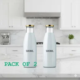 b7 creations Glass Milk Container - 500 ml-picture-11
