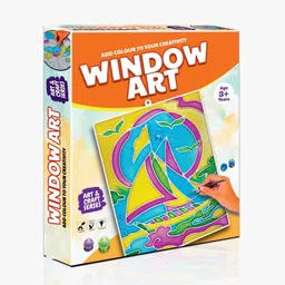 zokato Window Art Craft Set| Painting Kit For Kids image 1