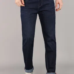 killer Men Slim Mid Rise Dark Blue Jeans-picture-20