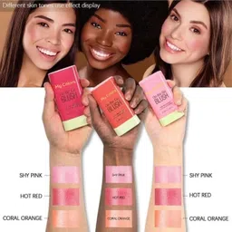 my colors On-the-Go Makeup Blush Stick | Solid Moisturizer Stick | Multi-Use Long Lasting image 3
