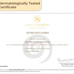 glad i met you Hair Growth Serum For Men & Women | Dermatologically Tested | All Types image 5