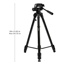 HIFFIN HF-3600 167.5cm Adjustable Tripod for Mobile and Camera (Multi Level Locking, Black) image 3