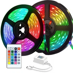 yoroto 180 LEDs 3 m Multicolor Color Changing, Flickering, Steady Strip Rice Lights-picture-14