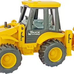 fionatech 2 in 1 Construction Trucks Rotate by 180 Degree JCB Toy Loader and Excavator image 4
