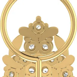 avsar Vaidehi 18kt Diamond Yellow Gold Nose Wire image 5