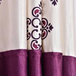 excel bazaar 152 cm (5 ft) Window Polyester Room Darkening Curtain (Pack Of 4) image 2
