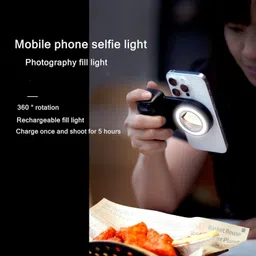 NEWDRU LightBuddy Pro Magnetic Selfie Light | Portable & Bright Mobile Holder image 4