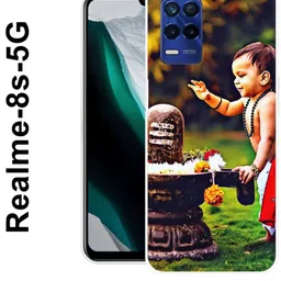 covertrust Back Cover for Realme 8s 5G, Little, Boy, Shivling, Mahadev ,028-picture-14