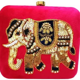 fashion overseas Party Red Clutch image 5