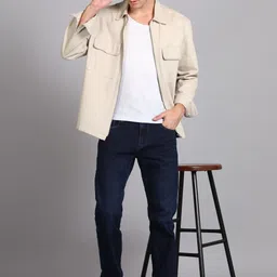 lawman Men Boot-Leg Mid Rise Dark Blue Jeans image 2