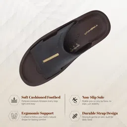 trekiva Premium Sandal Trendy Comfortable Flexible & Durable, Anti-Skid| TPG-3034 Men Slippers image 3