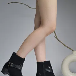 shoetopia Smart Casual Mid Top | Winter Boots |Lace-UP |Trendy Boots For Girls Boots Boots For Women image 5