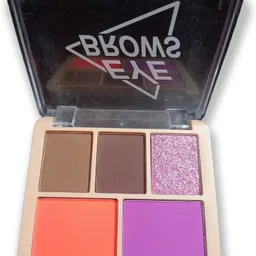 thtc Highly Pigmented & Water proof Eye Shadow & eyebrow Definer Palette 5 g-picture-24