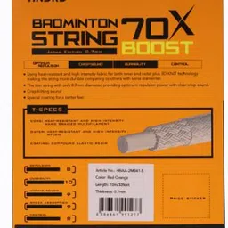 hndrd 70 X Boost Badminton String 0.7 Badminton String - 10 m image 3