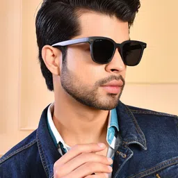 royal son UV Protection, Polarized Wayfarer Sunglasses (54) image 2