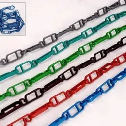 lakshita enterprisees hangers for clothes chain hanging cloth chain multicolour( pack of 4) Plastic Shirt Pack of 4 Hangers ForShirt-picture-12