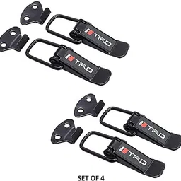 addnus 4PC/SET TRD Bonnet Side Bumper Guards Toggle Fasteners Catch Clips Bumper Cap Bumper Cap image 2