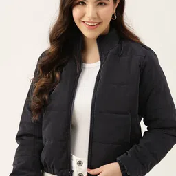 dressberry Women Solid Padded Jacket-picture-11