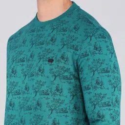 peter england Men Full Sleeve Printed Sweatshirt image 5