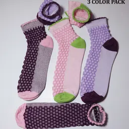 anjani creation Women Self Design Ankle Length-picture-10