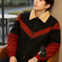 futse peno Men Colorblock Casual Jacket-picture-33