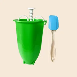 Vada Maker with Spactula Pastery Brush | Combo of 2 | Easy MeduVada Maker Vada Maker-image-6