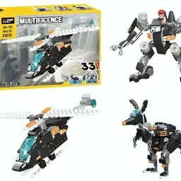 justcraft 33 in 1 Magic Building Blocks Set for Kids Boys & Girls Ages 6+ 256+ Pcs-picture-17