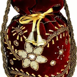 accessorizeme Women Maroon Potli-picture-35