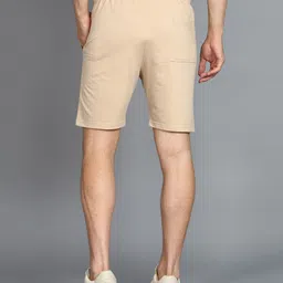 alan jones Solid Men Brown Regular Shorts image 2