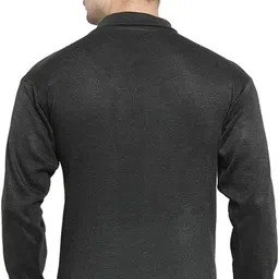UZARUS Men's Solid High Neck Thermal Wear Top Men Top Thermal image 4