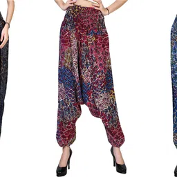 narnari Printed Rayon Women Harem Pants-picture-14
